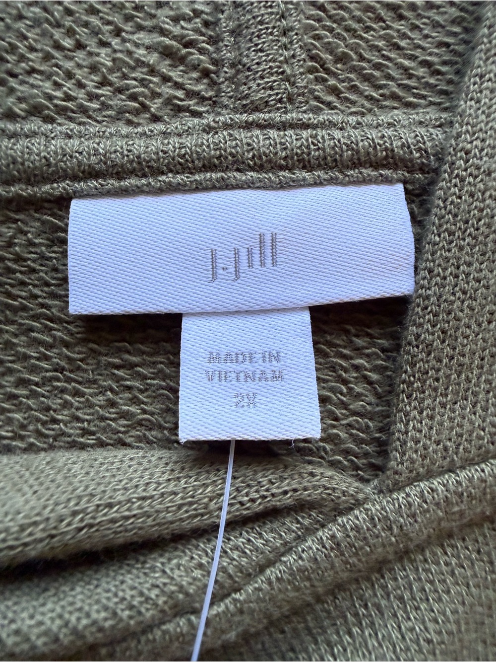 J. Jill Olive Hooded Knit Pullover - 2X - NWT - Picture 5 of 14